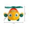 Avião Brinquedo Empurrar Push Plane Educativo Bs Toys