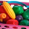 Cesta De Mercado Com Legumes Frutas Infantil Brinquedo 12 Peças Cesta De Mercado Com Legumes Frutas Infantil Brinquedo 12 Peças