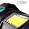 Lanterna Tática 4 LEDs Potente Recarregável Indicador De Bateria