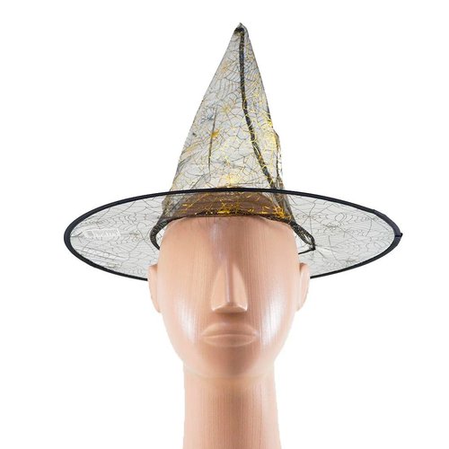 Chapéu de Bruxa Halloween Festa Fantasia Decoração