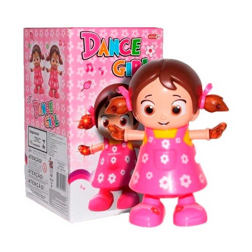 Boneca Dançarina Com Luzes E Musica Brinquedo