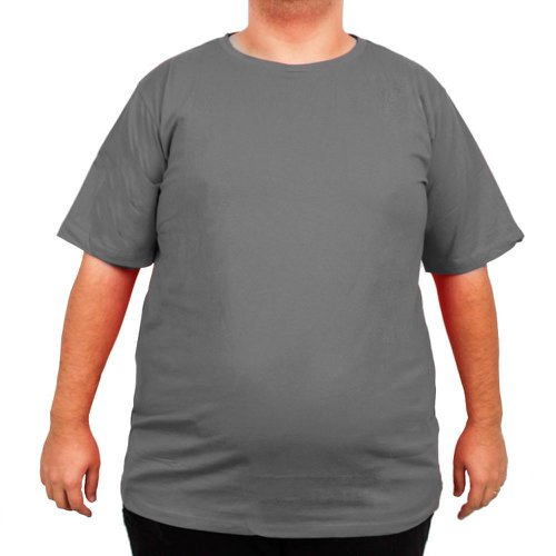Camiseta Masculina Básica Lisa Sem Estampa Plus Size