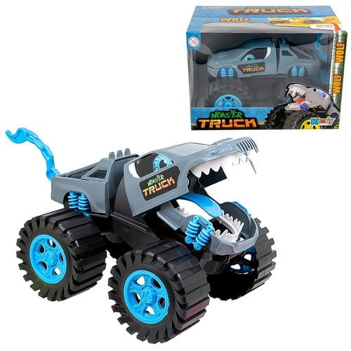 Brinquedo Carrinho Monster Truck Animais Wolf