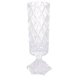 Vaso de Cristal com Pé Deli Diamond 12,5x41cm 4433 Lyor