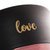 Mini Caçarola Cerâmica Love Preto Matt/Rosa 13x6cm 28547 Bon Gourmet