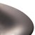Prato para Sobremesa de Vidro Opalino Carine Black 19cm 5868 Luminarc