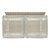 Porta Talheres de Aço Inox com Cristal Garden Champanhe 18cm x 10cm x 12,5cm 88399 Wolff