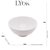 Bowl Porcelana New Bone Pearl Branco 15x7cm 8580 Lyor
