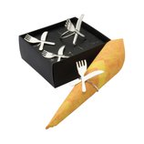 Jogo 4 Aneis Guardanapos Inox Talheres 3193 Wolff India Jogo 4 Aneis Guardanapos Inox Talheres 3193 Wolff India