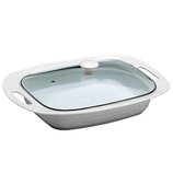 Refratário Retangular 31cm com Tampa Vidro 2850 Bon Gourmet Refratário Retangular 31cm com Tampa Vidro 2850 Bon Gourmet