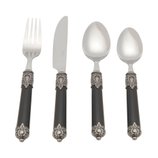 Faqueiro Inox 24 Peças Cabo Plastico Preto 3986 Wolff Faqueiro Inox 24 Peças Cabo Plastico Preto 3986 Wolff