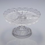 Petisqueira Cristal com Pe Starry 20cm 30182 Wolff Petisqueira Cristal com Pe Starry 20cm 30182 Wolff
