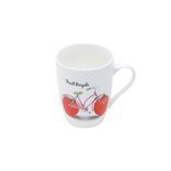 Caneca Porcelana 340ml Bike Morango 25790 Bon Gourmet Caneca Porcelana 340ml Bike Morango 25790 Bon Gourmet