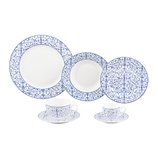 Jogo Jantar Chá Café Porcelana Abstra 42 Peças 17209 Wolff Jogo Jantar Chá Café Porcelana Abstra 42 Peças 17209 Wolff