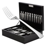 Faqueiro de Inox 101 Peças com Estojo de Madeira Berna 77018 Wolff Faqueiro de Inox 101 Peças com Estojo de Madeira Berna 77018 Wolff