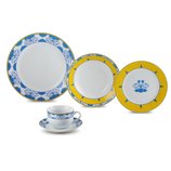 Jogo Jantar Chá Porcelana 20 Peças Amalfi 17210 Wolff Jogo Jantar Chá Porcelana 20 Peças Amalfi 17210 Wolff