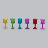 Jogo Taça Vidro Colorida 6 Peças 30ml 25156 Bon Gourmet Jogo Taça Vidro Colorida 6 Peças 30ml 25156 Bon Gourmet