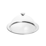 Prato Bolo Inox Tampa Acrilico 32cm 8755 Wolff Prato Bolo Inox Tampa Acrilico 32cm 8755 Wolff