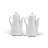 Galheteiro Porcelana Alto Relevo 25096 Wolff Galheteiro Porcelana Alto Relevo 25096 Wolff