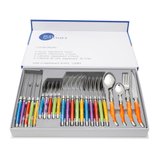 Faqueiro de Inox 24 Pecas Cabo Colorido 30285 Bon Gourmet Faqueiro de Inox 24 Pecas Cabo Colorido 30285 Bon Gourmet