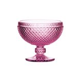 Taça Sobremesa Vidro Sodo-Cálcico Bico de Jaca Lilás 25877 300ml Taça Sobremesa Vidro Sodo-Cálcico Bico de Jaca Lilás 25877 300ml