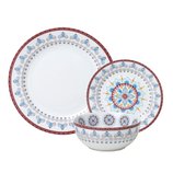 Jogo Jantar 18 Peças Porcelana Mandala 17390 Wolff Jogo Jantar 18 Peças Porcelana Mandala 17390 Wolff