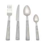 Faqueiro de Inox 24 Peças Cabo Perolado Cinza 3987 Wolff Faqueiro de Inox 24 Peças Cabo Perolado Cinza 3987 Wolff