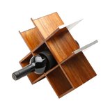 Adega Madeira para 6 Garrafas Naturals 30X30X13cm 11550 Woodart Adega Madeira para 6 Garrafas Naturals 30X30X13cm 11550 Woodart