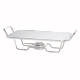 Rechaud Aramado de Aço Inox com Chapa Alumínio 37X23 cm 8606 Wolff Rechaud Aramado de Aço Inox com Chapa Alumínio 37X23 cm 8606 Wolff