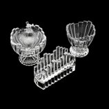 Jogo para Mesa Cristal 3 Peças Building 26043 Wolff Jogo para Mesa Cristal 3 Peças Building 26043 Wolff