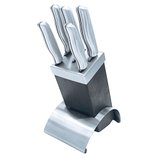 Jogo 5 Facas para Cozinha com Cepo Madeira 7395 Bon Gourmet Jogo 5 Facas para Cozinha com Cepo Madeira 7395 Bon Gourmet