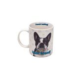 Caneca Porcelana Buldog Francês 330 ml 26608 Bon Gourmet Caneca Porcelana Buldog Francês 330 ml 26608 Bon Gourmet
