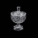 Bomboniere de Cristal comTampa Leaf 9x14cm 26606 Wolff Bomboniere de Cristal comTampa Leaf 9x14cm 26606 Wolff
