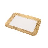 Travessa Porcelana Vera Gold 28X19,5X2cm 17448 Wolff Travessa Porcelana Vera Gold 28X19,5X2cm 17448 Wolff