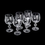 Jogo 6 Taças Vinho Branco de Cristal Ecológico Klaudie 190ml 5439 Bohemia Jogo 6 Taças Vinho Branco de Cristal Ecológico Klaudie 190ml 5439 Bohemia