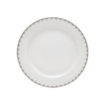 Jogo Pratos Rasos de Porcelana Bone China Minsk Prata 6 Peças 26,5cm 17342 Wolff Jogo Pratos Rasos de Porcelana Bone China Minsk Prata 6 Peças 26,5cm 17342 Wolff