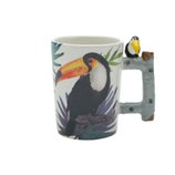 Caneca de Cerâmica Tucano 380ml 26775 Bon Gourmet Caneca de Cerâmica Tucano 380ml 26775 Bon Gourmet