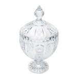 Bomboniere de Cristal com Pé Belle 15,5X28cm 26371 Wolff Bomboniere de Cristal com Pé Belle 15,5X28cm 26371 Wolff