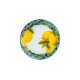 Jogo de Pratos de Sobremesa de Vidro 4 Peças Lemons Amarelo 20cm 35427 Bon Gourmet Jogo de Pratos de Sobremesa de Vidro 4 Peças Lemons Amarelo 20cm 35427 Bon Gourmet