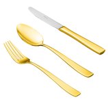 Faqueiro de Inox 101 Peças Dourado Pisa 71330 Wolff Faqueiro de Inox 101 Peças Dourado Pisa 71330 Wolff