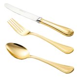 Faqueiro de Inox 101 Peças Dourado Geneve 71223 Wolff Faqueiro de Inox 101 Peças Dourado Geneve 71223 Wolff