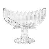Centro de Mesa de Cristal Oval com Pé Geneva 15,5x9x14,5cm 26129 Wolff Centro de Mesa de Cristal Oval com Pé Geneva 15,5x9x14,5cm 26129 Wolff