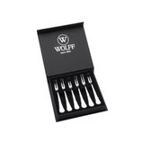 Jogo de Garfinhos de Inox para Petisco 6 Peças Lugano 71261 Wolff Jogo de Garfinhos de Inox para Petisco 6 Peças Lugano 71261 Wolff