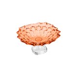 Centro de Mesa de Cristal Ecológico Samba Rosé Quartz 33x18cm 35094 Bohemia Centro de Mesa de Cristal Ecológico Samba Rosé Quartz 33x18cm 35094 Bohemia