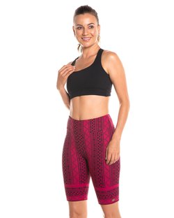 Bermuda Ciclista Suplex com Cós Anatômico Estampa revanche pink Bermuda Ciclista Suplex com Cós Anatômico Estampa revanche pink