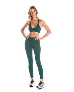 Calça Legging em Jacquard com Cós Anatômico Trend Galapagos Calça Legging em Jacquard com Cós Anatômico Trend Galapagos