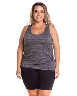 Regata nadador dry fit plank cinza Regata nadador dry fit plank cinza