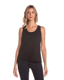 Regata Aberta nas Costas em Cotton Preto Regata Aberta nas Costas em Cotton Preto