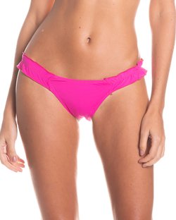 Calcinha de Biquíni com Franzido de Elástico na Lateral Rosa Flip Flop Calcinha de Biquíni com Franzido de Elástico na Lateral Rosa Flip Flop