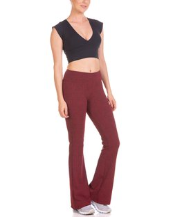 Calça Flare em Jacquard Linea Valentino Calça Flare em Jacquard Linea Valentino